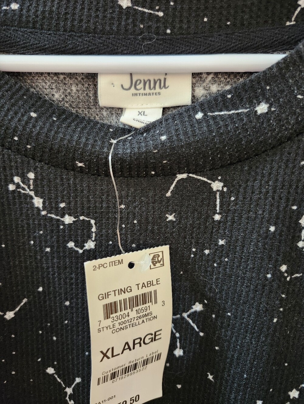 NWT Constellation Print Kids Pajama Set - Black - Picture 2 of 7